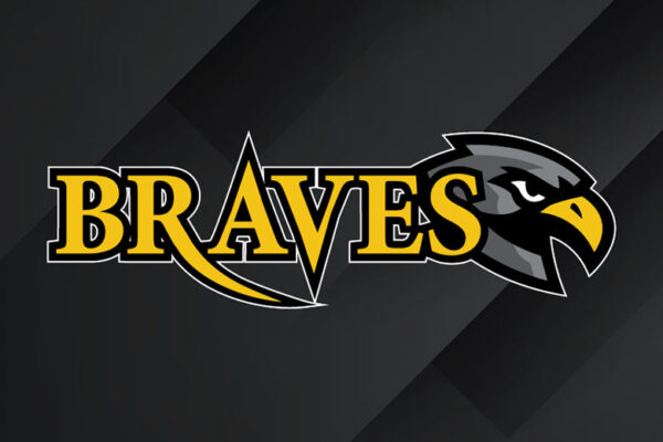Black hawk braves logo black and yellow logo
